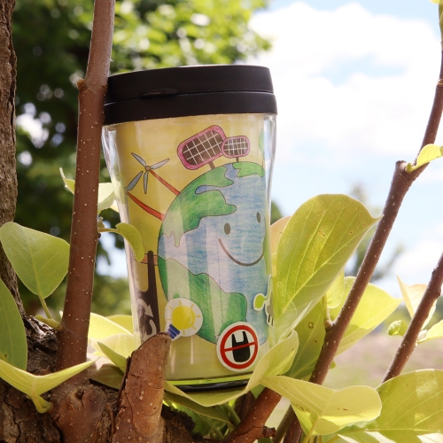 메이크문구 M180 그리기텀블러 지구