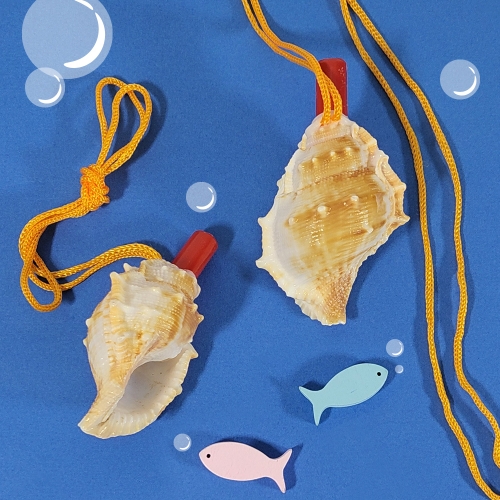 [탑키드] 반제품 소라 피리 목걸이