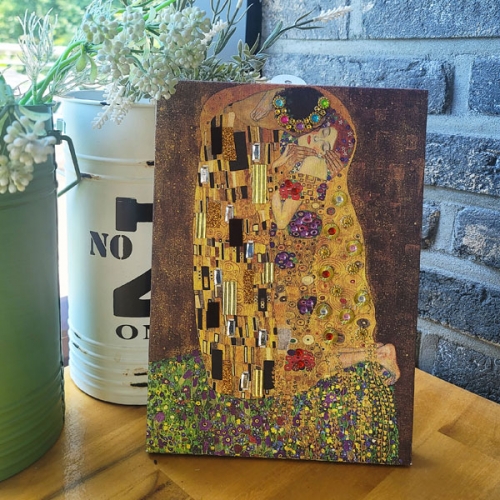 명화액자 클림트 키스