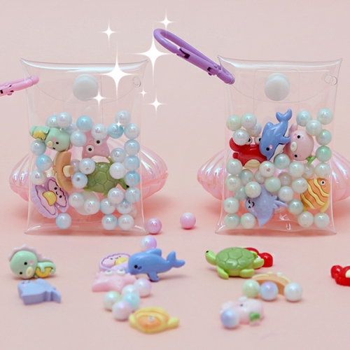 여름바다 미니 파우치 키링