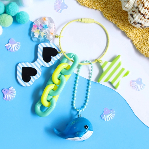 여름고래 키링만들기 5set
