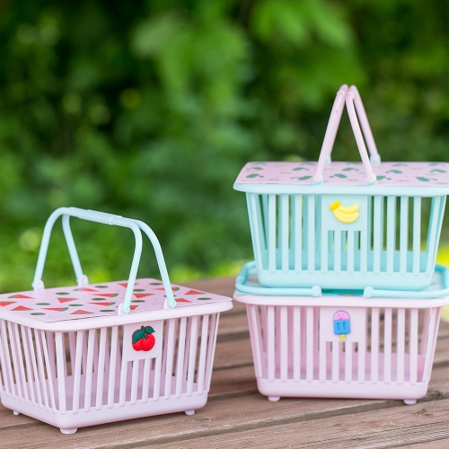 미니 간식 바구니 구디백 장난감 장바구니 (간식포함/무료라벨 제작)