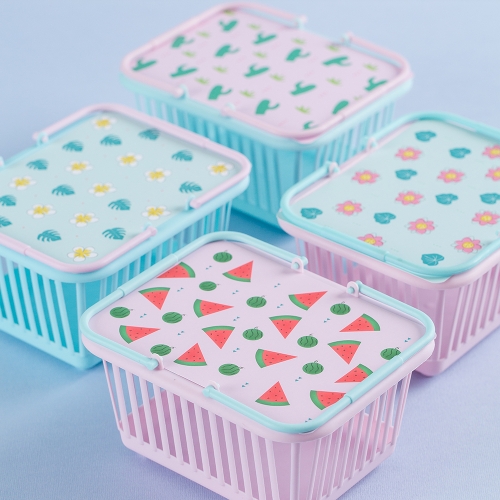 미니 간식 바구니 구디백 장난감 장바구니 (간식포함/무료라벨 제작)