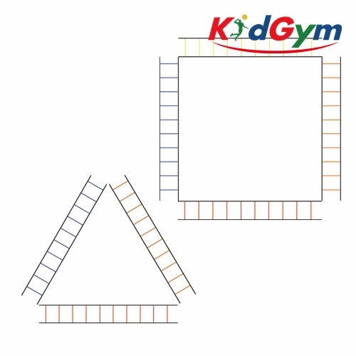 [키드짐] 4방향사다리(4개입)