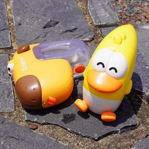 미니펫 전동물총 물놀이 자동 물총 워터밤 강아지 오리