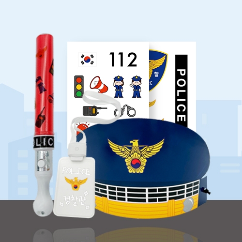 [오늘놀이] 우리동네 경찰놀이(LED 경찰봉, 신분증/역할놀이/KC인증)