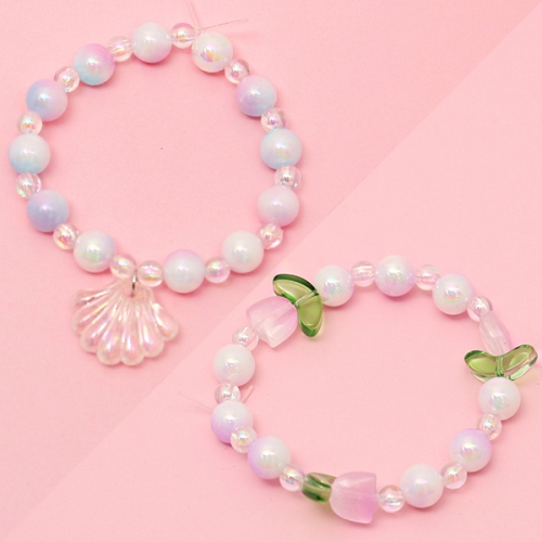 진주펄 투톤 비즈 팔찌(2종 택1)