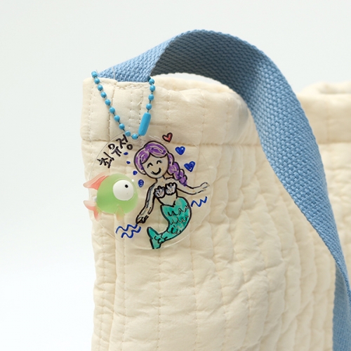 바다생물 아크릴 키링(5개1세트)