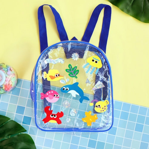 투명 비치백팩 1set