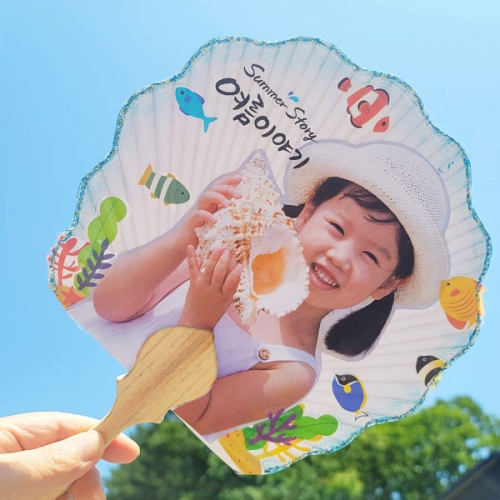 여름 투명 스티커 (3매입)