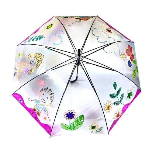 [탑키드] 만들기 EVA 스티커 투명 우산 (5인용)