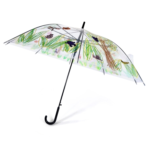 [탑키드] 만들기 EVA 스티커 투명 우산 (5인용)