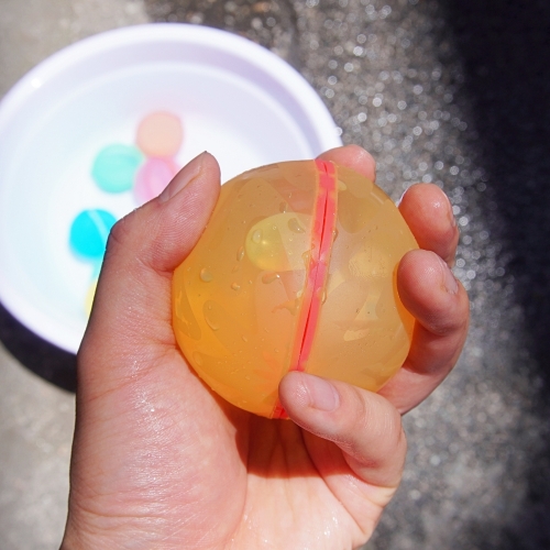 실리콘 자석 물풍선 6개 세트 워터밤 물놀이 공 재사용 물폭탄