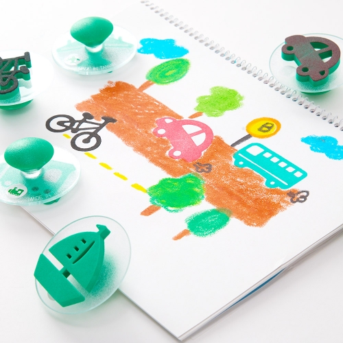 [캐스B]아트스쿨 점보스탬프교통(2648)