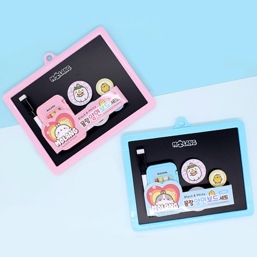 몰랑 화이트보드 겸용 칠판 양면보드(6개)