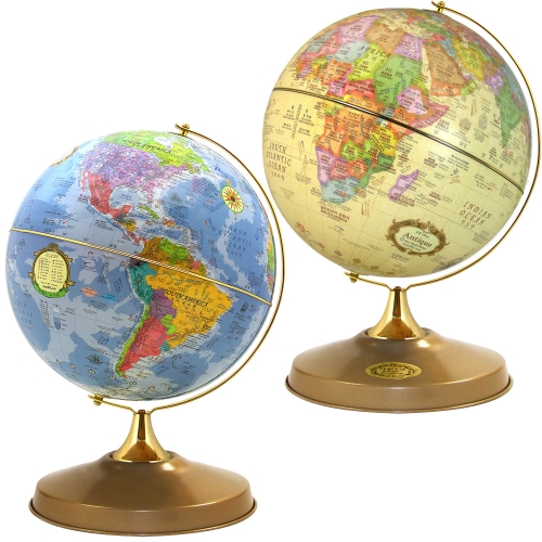 뉴월드 24cm 지구본(블루,엔틱)
