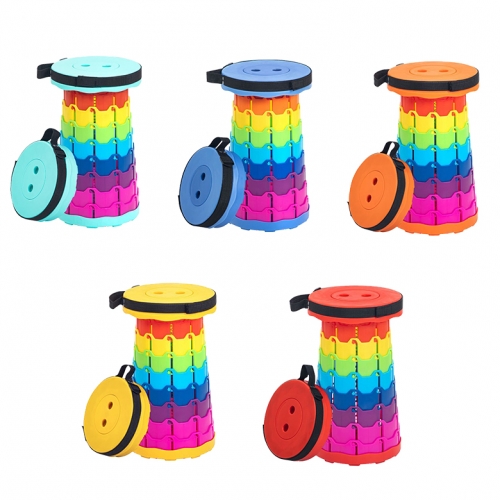 [키즈비전] 아코디언 접이식 놀이공원 줄서기 자바라 의자 (랜덤)