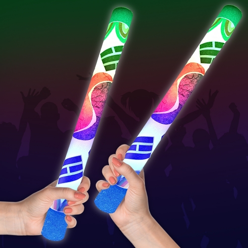 [탑키드] 만들기 태극기 LED 응원봉 응원막대 (4인용)