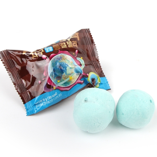 지구젤리 동결건조 ASMR 바삭 지구모양젤리 개별포장 어린이간식