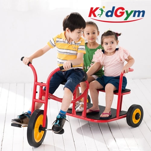 [키드짐] 세발자전거툭툭(3인용)