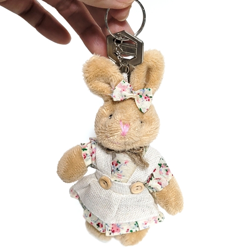 커플토끼 커플곰돌이 패션 키체인(2개묶음)