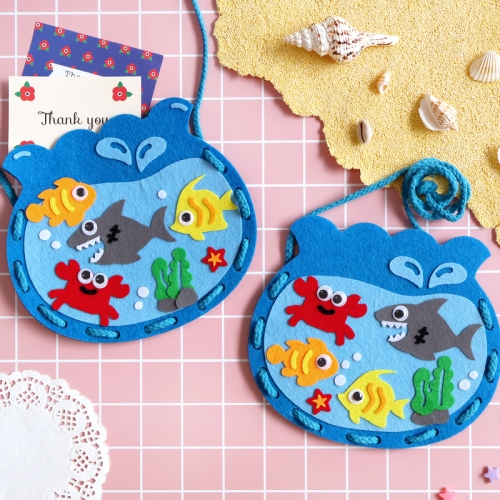 <여름> 어항 펠트 가방 1set