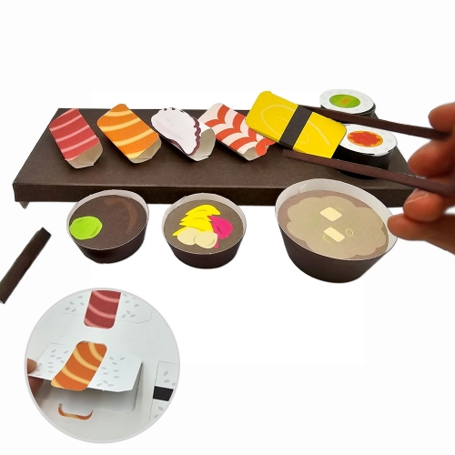 종이 공예 소꿉놀이 초밥 만들기