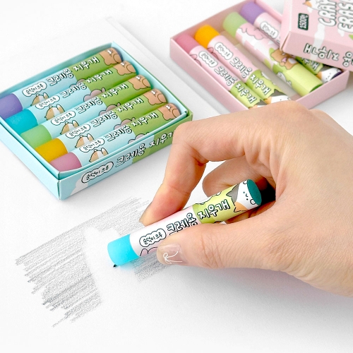 순덕이크루 크레용지우개 (6개)