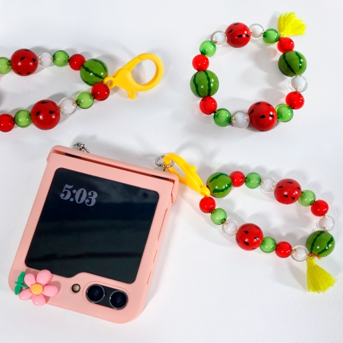 만들기 DIY 여름 수박 비즈 팔찌 키링 (5인용)