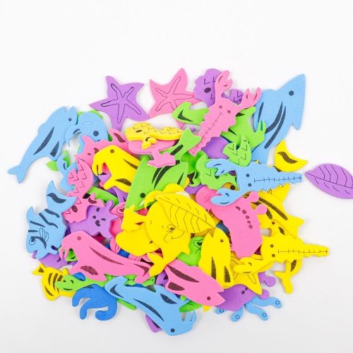 [대원피앤피] EVA 스티커 바다 모양 2종 택1 여름 꾸미기 만들기 재료(소포장/덕용)