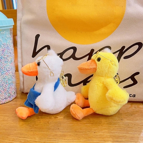 안경 오리 인형 키링(2개)