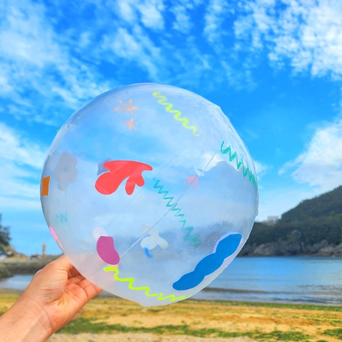 [미아아트] 투명 비치볼 만들기 꾸미기 세트