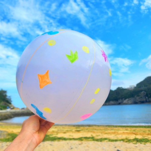 [미아아트] 투명 비치볼 만들기 꾸미기 세트