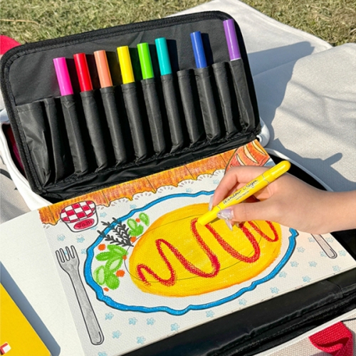 아트가방 빨강 초록 2종 (색상 택1) 미술가방 보조가방 꾸미기