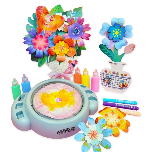 스핀아트 몬스터/플라워데코/리필종이50매 (4종 택1) 미술 색칠도구