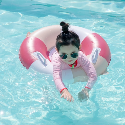 KC인증 안전한 보행기 튜브 유아 어린이 아동 물놀이 손잡이 튜브