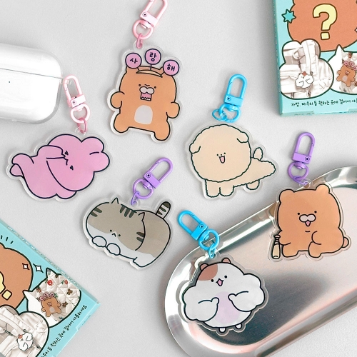 순덕이크루 랜덤 아크릴 키링(35개)