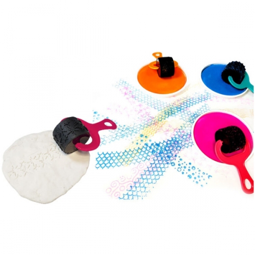 패턴롤러 6종세트 미술도구 물감놀이