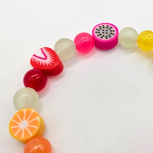 [오늘놀이] 달콤 과일 야광 팔찌(여름/아이스크림 펜던트 포함/KC인증)