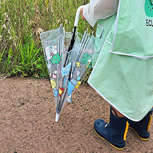 [오늘놀이] 나만의 투명 돔 우산 꾸미기(네임텍 포함/꾸미기 스티커 포함/KC인증)