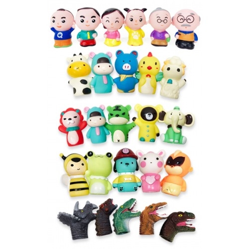 [두손] 소프트손가락인형ALL세트5종 역할놀이