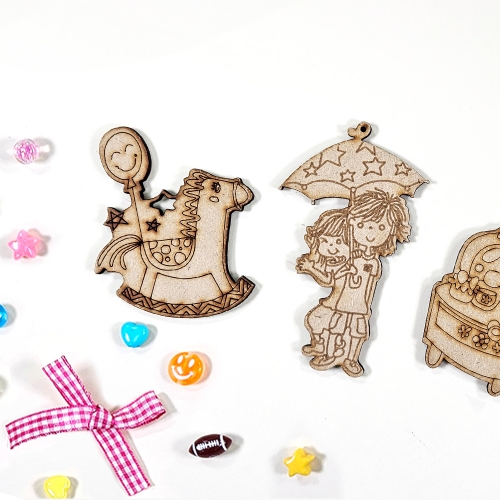 [만꾸] 예쁜구슬&우드 목걸이