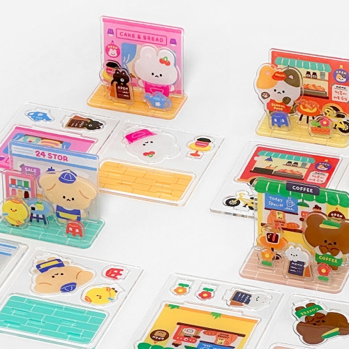 DIY 스탠드 아크릴하우스 만들기(랜덤4개)