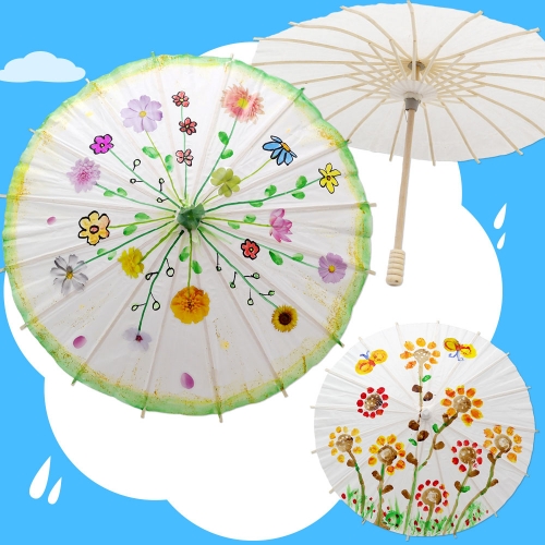 대나무 종이우산 꾸미기