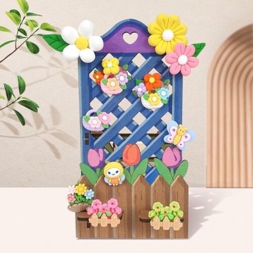 우드 세로형 플라워 고양이 정원 각도 조절 핸드폰 거치대  만들기