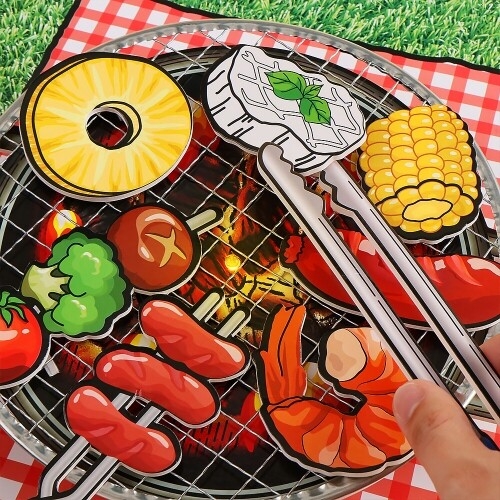 [4세트]캠핑 바베큐 꼬치 구이 만들기