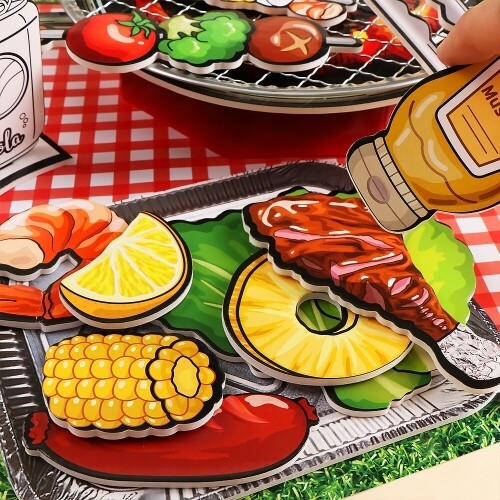 [4세트]캠핑 바베큐 꼬치 구이 만들기