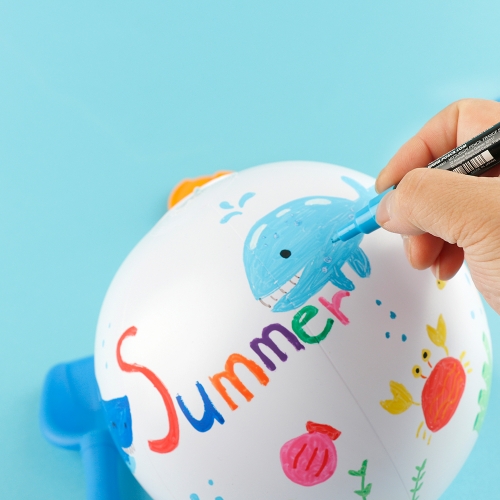 메이크문구 그리기비치볼 흰색