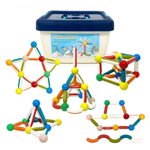 [두손] 투톤왕자석54p 블록놀이