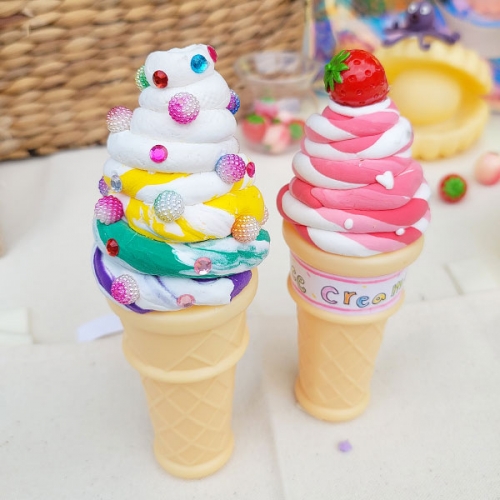 클레이 아이스크림 콘 만들기